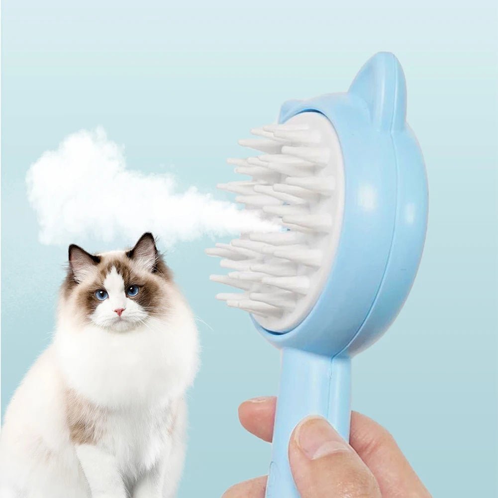 Rechargeable Self - Cleaning Pet Grooming Brush - Ever Tail
