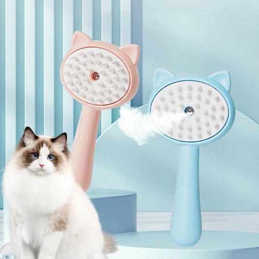 Rechargeable Self - Cleaning Pet Grooming Brush - Ever Tail