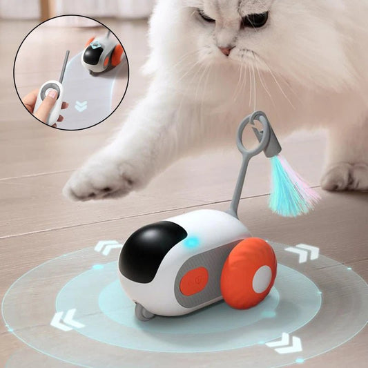 Remote Control Interactive Cat Toy Car USB - Ever Tail