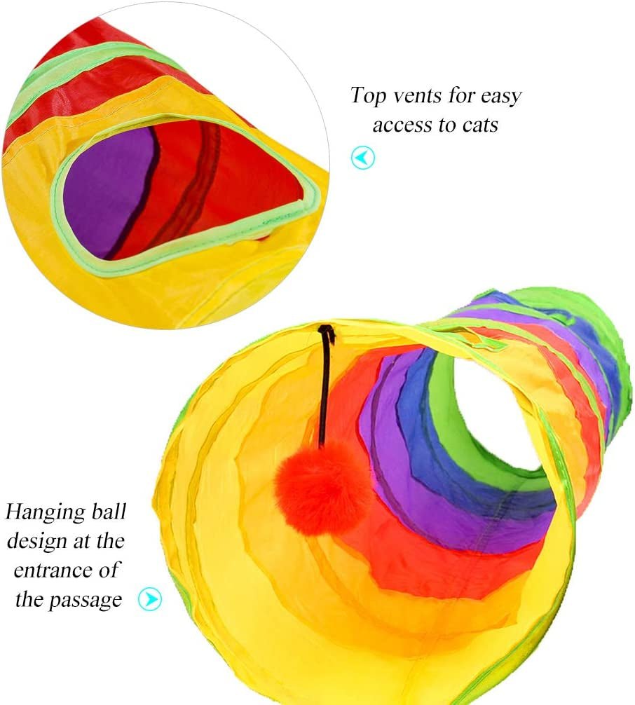 Tunnel Toy with Holes & Fun Ball - Ever Tail