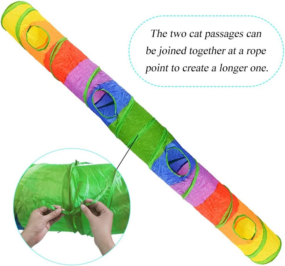 Tunnel Toy with Holes & Fun Ball - Ever Tail