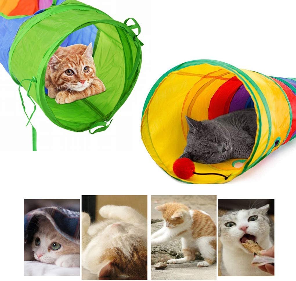 Tunnel Toy with Holes & Fun Ball - Ever Tail