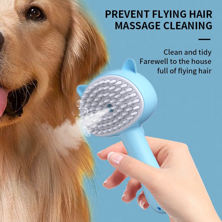 Rechargeable Self - Cleaning Pet Grooming Brush - Ever Tail