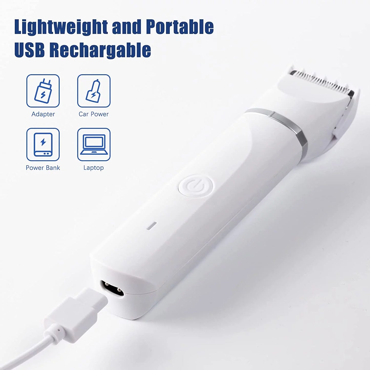 Rechargeable Low Noise Dog Grooming Clippers - Ever Tail