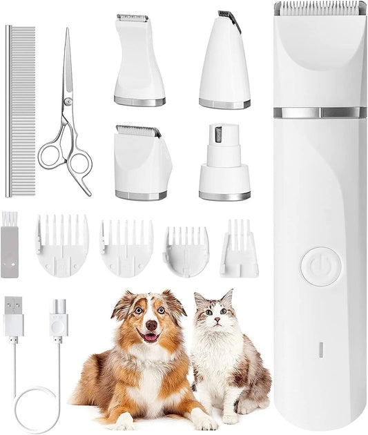 Rechargeable Low Noise Dog Grooming Clippers - Ever Tail