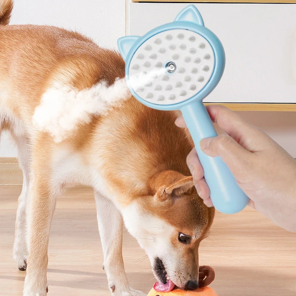Rechargeable Self - Cleaning Pet Grooming Brush - Ever Tail