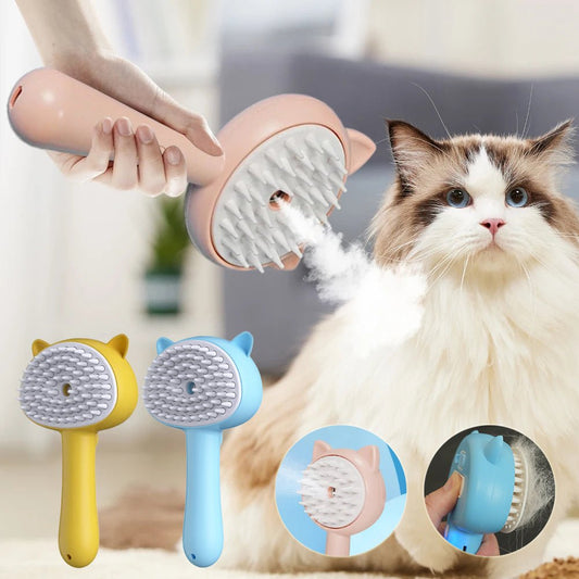 Rechargeable Self - Cleaning Pet Grooming Brush - Ever Tail